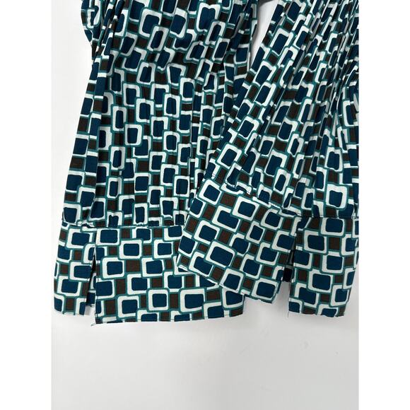 Lane Bryant Geometric Print Button Up Blouse Top Stretch Sz 18/20 Office Casual - Picture 11 of 11